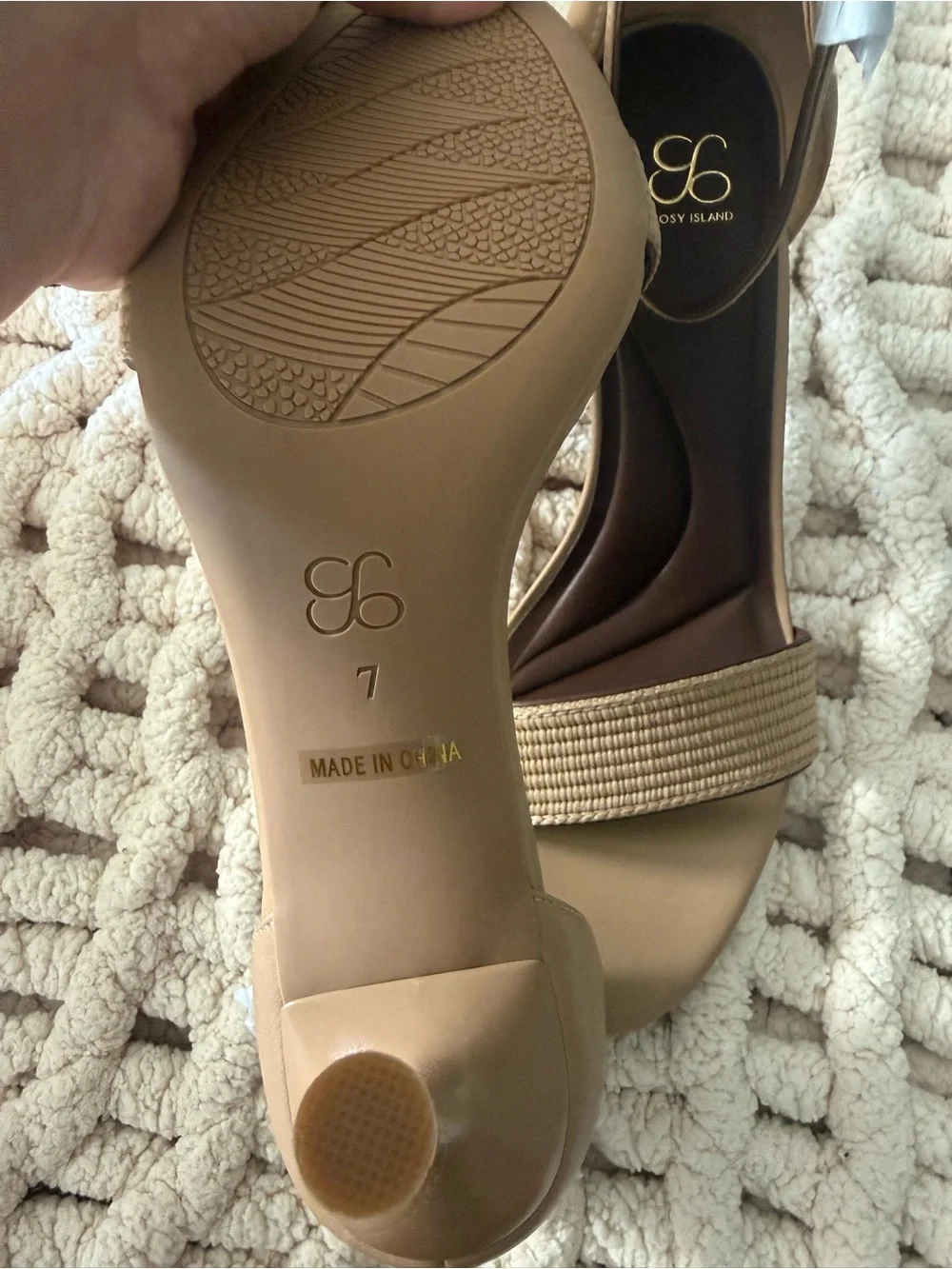 Cosy Island VibeStrap Single-Band Round Toe Heeled Sandal